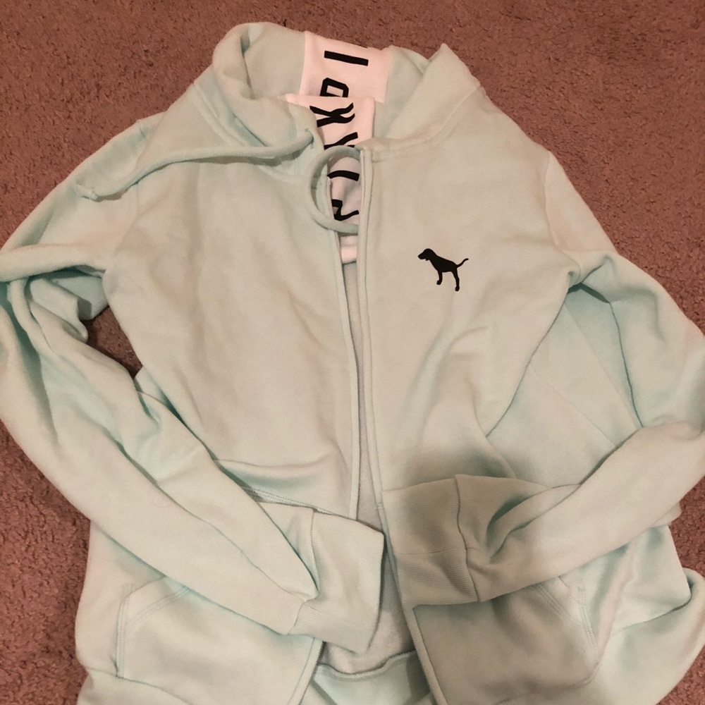 Pink zip up